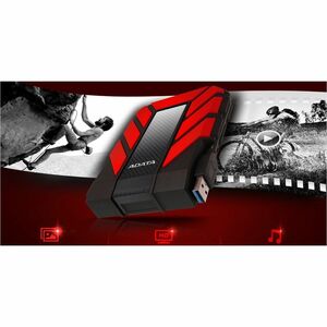 Disco Duro Adata HD710 Pro - 2.5" Externo - 1TB - Rojo - Consola de juegos Dispositivo compatible - USB 3.2 (Gen 1) - 3Año