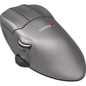 Contour Mouse Wireless - PixArt PMW3330 - Wireless - Radio Frequency - Gunmetal Gray - 2800 dpi - Scroll Wheel - 5 Button(