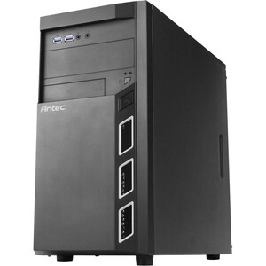 Boîtier d'ordinateur Antec Value Solution VSK3000 Elite - Noir - 6 xBaie(s) - 1 x 120 mm xVentilateur(s) installé - 4 x Ve