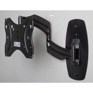 Chief Thinstall Swing Arm Metal Stud Wall Plate - Black - 50 lb Load Capacity