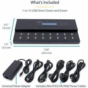 StarTech.com Flashspeicher-Duplikator - Schwarz