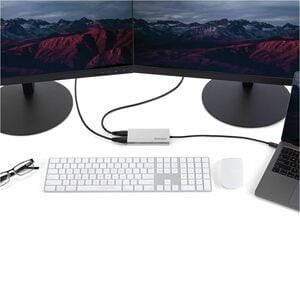 StarTech.com Thunderbolt 3 to Dual HDMI 2.0 Adapter - 4K 60Hz Dual Monitor TB3 HDMI Video Adapter - Thunderbolt 3 Certifie