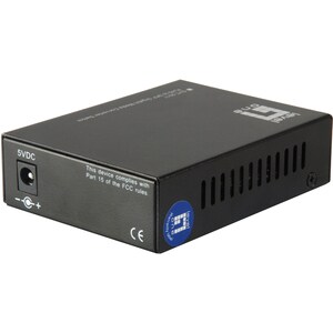 LevelOne RJ45 to SFP Gigabit Media Converter Switch, 2 x SFP, 1 x RJ45 - 1 x Network (RJ-45) - Gigabit Ethernet - 10/100/1