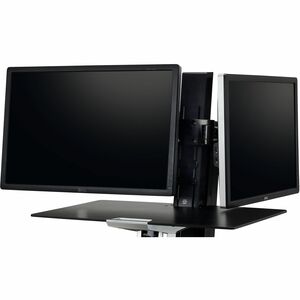 Dual Monitor Double-Hinged Bow for most WorkFit dual workstations