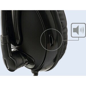 Adesso Xtream H5 - 3.5mm Stereo Headset with Microphone - Noise Cancelling - Wired- Lightweight - Works with Computer, Tab