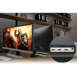 BenQ EL2870U 70,9 cm (27,9 Zoll) 4K UHD WLED Gaming-LCD-Monitor - 16:9 Format - Schwarz, Metallic Grau - 3840 x 2160 Pixel