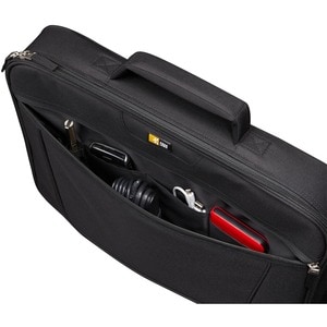 Case Logic VNCI-215 Carrying Case for 15.6" Notebook - Black - Polyester Body - Neoprene Interior Material - Handle - 13.4