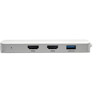 Tripp Lite USB C Docking Station w/USB Hub, 2x HDMI, VGA, PD Charging 1080p, USB Type C, USB-C, USB Type-C - for Notebook/