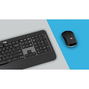 Logitech MK540 Keyboard & Mouse - AZERTY - Belgian - USB Wireless RF - USB Wireless RF - Optical - 1000 dpi - Scroll Wheel