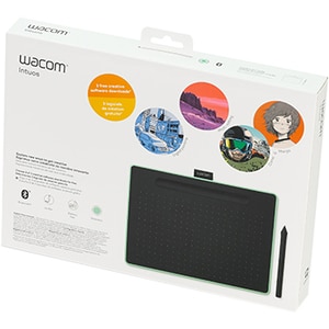 Wacom CTL-6100WL Intuos M Graphics Tablet - Graphics Tablet - 216 mm x 135 mm - 2540 lpi Wired/Wireless - Bluetooth - 4096