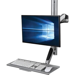 Tripp Lite by Eaton Wall-Mount for Sit-Stand Desktop Workstation Standing Desk w/ Thin Client Mount - 27" Screen Support -