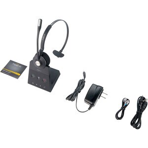 Jabra Engage 65 Mono Wireless Over-the-head Mono Headset - Monaural - 15000 cm - DECT - 40 Hz to 16 kHz - Electret, Conden