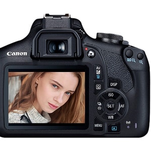Canon EOS 1500D 24.1 Megapixel Digital SLR Camera with Lens - 18 mm - 55 mm - CMOS Sensor - Autofocus - 7.6 cm (3")LCD - O