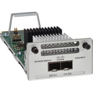 Cisco Catalyst 9300 2 x 25G Network Module - For Optical Network, Data NetworkingOptical Fiber25 Gigabit Ethernet - 2.0 x 