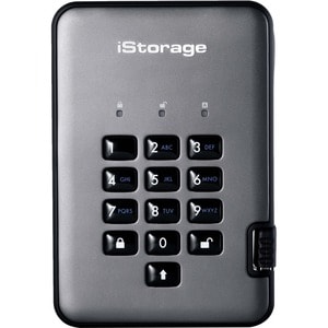 Disque dur Portable iStorage diskAshur PRO2 Durci - 2.5" Externe - 2 To - Conforme aux normes TAA - Client Léger Appareil 