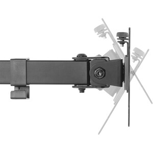 Neomounts Neomounts Pro FPMA-D550BLACK Desk Mount for Flat Panel Display - Black - 1 Display(s) Supported - 81.3 cm (32") 