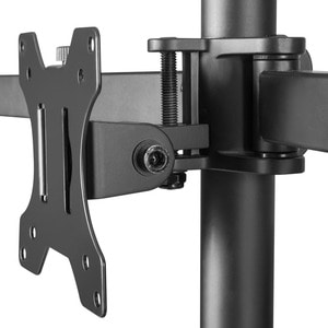 Neomounts Neomounts Pro FPMA-D550D3BLACK Desk Mount for Flat Panel Display - Black - 3 Display(s) Supported - 68.6 cm (27"