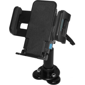 Zirkona Mounting Plate for Tablet, Smartphone - Black Powder Coat - 1.81 kg Load Capacity