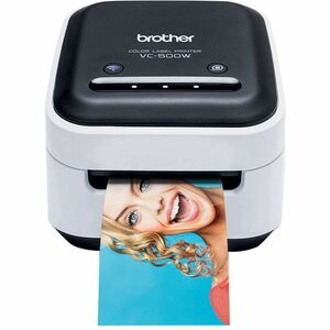 Brother VC-500W Zero Ink Printer - Colour - Label Print - USB - IEEE 802.11b/g/n Wireless LAN - Black - 50 mm (1.97") Prin