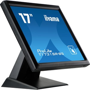 iiyama ProLite T1731SR-B5. Taille de l'écran: 43,2 cm (17"), Luminosité de l'écran: 200 cd/m², Technologie d'affichage: TN