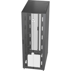 Vertiv VR Rack - 48U Server Rack Enclosure| 800x1200mm| 19-inch Cabinet (VR3357) - 2265x800x1200mm (HxWxD)| 77% perforated