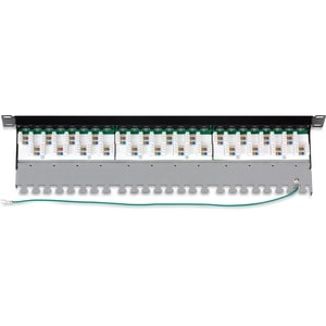 TRENDnet TC-P24C6AS 24 Port(s) Network Patch Panel - TAA Compliant - 24 x RJ-45 - 1U High - 19" Wide - Rack-mountable