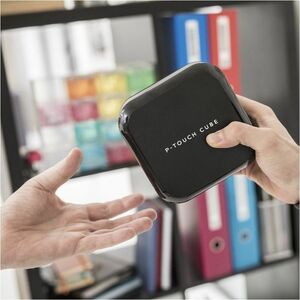 P-touch Cube Plus PT-P710BT Thermal Transfer Printer - Monochrome - Label Print - USB - USB Host - Serial - Bluetooth - Ba