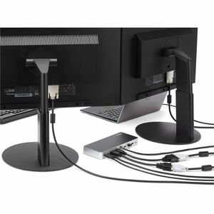 StarTech.com USB Type C Docking Station for Notebook - 60 W - Black - 2 Displays Supported - 4K - 1920 x 1200, 4096 x 2160