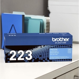 Brother Genuine TN-223C Standard Yield Cyan Toner Cartridge - 1300 Pages