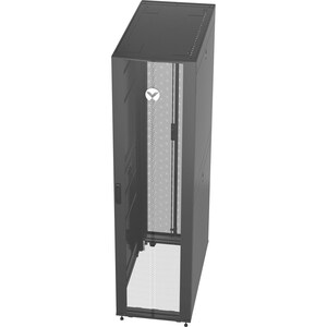 Vertiv VR Rack - 48U Server Rack Enclosure| 600x1200mm| 19-inch Cabinet (VR3307) - 2265x600x1200mm (HxWxD)| 77% perforated