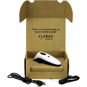 Socket Mobile SocketScan S740 Handheld Barcode Scanner - Wireless Connectivity - White, Black - 495.30 mm Scan Distance - 