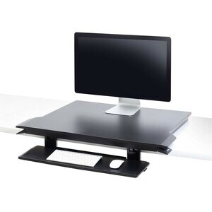 Ergotron WorkFit-TX Standing Desk Converter - Up to 30" Screen Support - 40 lb Load Capacity - 20" Height - Desktop - Black