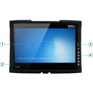 ads-tec TabX ITC8000 ITC8113 Tablet - 33.8 cm (13.3") - Celeron 2980U 1.60 GHz - 8 GB RAM - 120 GB SSD - Windows 10 IoT 64
