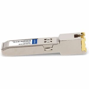 AddOn SFP (mini-GBIC) - 1 x RJ-45 10/100/1000Base-TX LAN - 1 Pack - TAA Compliant - For Data Networking - Twisted PairGiga