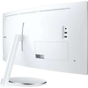 Monitor LCD Samsung C34J791WTL 86.4cm (34") UW-QHD Pantalla curva LED Quantum Dot - 21:9 - Gris - 863.60mm Class - Vertica