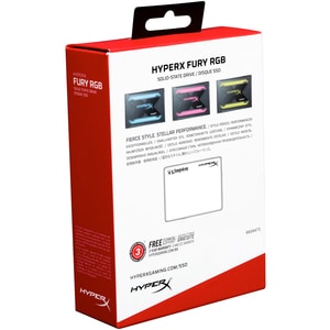 Kingston HyperX FURY RGB 480 GB Solid State Drive - 2.5" Internal - SATA (SATA/600) - 550 MB/s Maximum Read Transfer Rate 