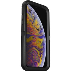 OtterBox Defender Rugged Carrying Case (Holster) Apple iPhone XS, iPhone X Smartphone - Black - Dirt Resistant, Bump Resis