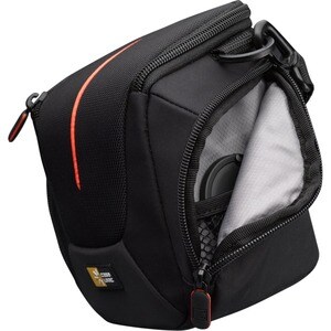 Case Logic DCB-304 Carrying Case Camera - Black - Polyester Body - Belt Loop, Lanyard Strap, Handle, Shoulder Strap - 177.