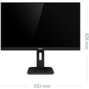 AOC X24P1 24" Class WUXGA Monitor LCD - 16:10 - 61 cm (24") Viewable - WLED Backlight - 1920 x 1200 - 16,7 milhões de core