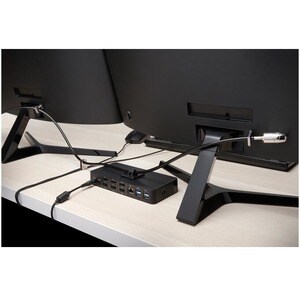 Kensington Desktop & Peripherals Locking Kit 2.0 - Master Keyed - 8 ft (2.44 m) Cable - Master Keyed Lock - Carbon Steel, 