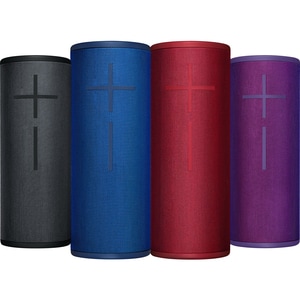 Ultimate Ears MEGABOOM 3 Portable Bluetooth Speaker System - Sunset Red - 60 Hz to 20 kHz - 360° Circle Sound, Surround So