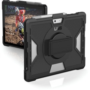 Urban Armor Gear Outback Carrying Case Microsoft Surface Go Tablet - Black - Drop Resistant, Impact Resistant, Anti-slip -