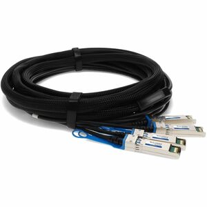 AddOn 5 m Twinaxial Network Cable - 1.0 - TAA Compliant - Cable for Network Device - First End: 1 x QSFP+ Network - Second