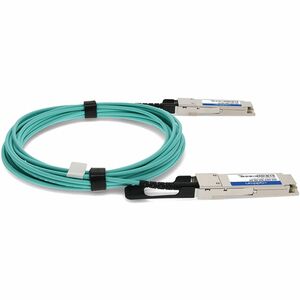 AddOn 5 m Fibre Optic Network Cable - 1 - TAA Compliant - Cable for Network Device - First End: 1 x QSFP+ Network - Second