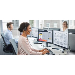 Jabra Engage 50 Wired Over-the-head Stereo Headset - Binaural - Supra-aural - 32 Ohm - 20 Hz to 20 kHz - 120 cm Cable - No