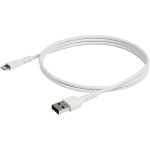 1M USB TO LIGHTNING CABLE APPLE MFI CERTIFIED - WHITE