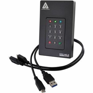 Apricorn Aegis Fortress 4 TB Solid State Drive - External - USB 3.0