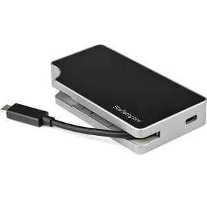 StarTech.com USB-Typ C Docking Station für Notebook - 95 W - 3 x USB-Anschlüsse - 2 x USB 3.0 - USB Typ C - Netzwerk (RJ-4