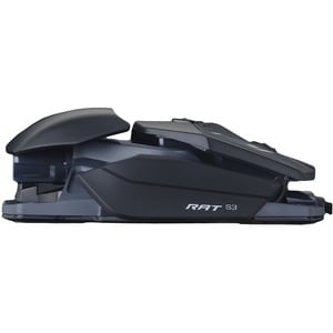 Mad Catz The Authentic R.A.T. PRO S3 Optical Gaming Mouse - Optical - Cable - Black - 1 Each - USB 2.0 - 7200 dpi - Scroll