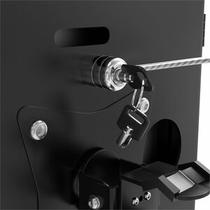 CTA Digital Premium Locking Shelf Mount for iPad Gen 7-10 & Other 7-11" Tablets - 7" to 11" Screen Support - Steel, Galvan